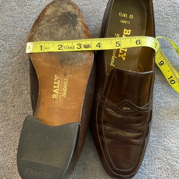 Bally Switzerland Leather Loafers UK 6.5/US 7.5 (American) Dark Brown - Picture 9 of 16